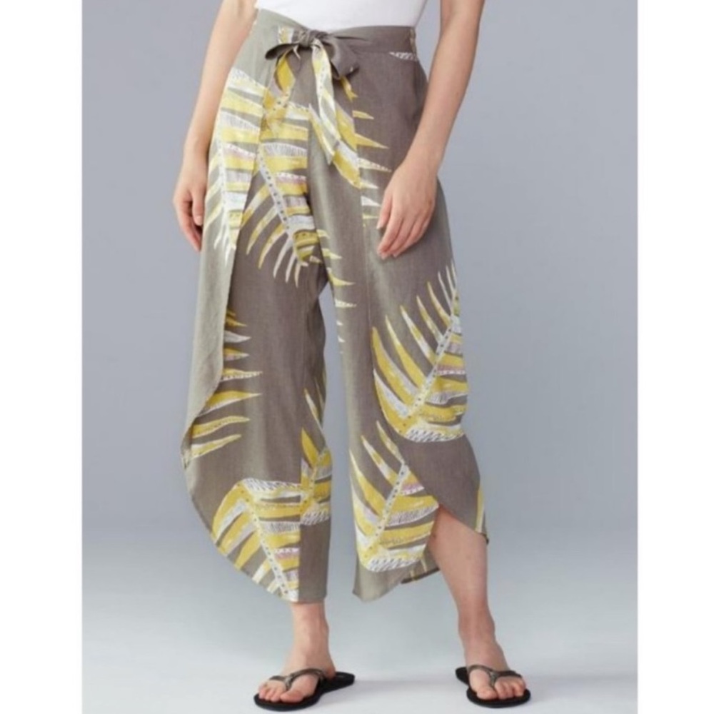 NWOT PATAGONIA Garden Pants Palms of My Heart Marrow Grey Gray
